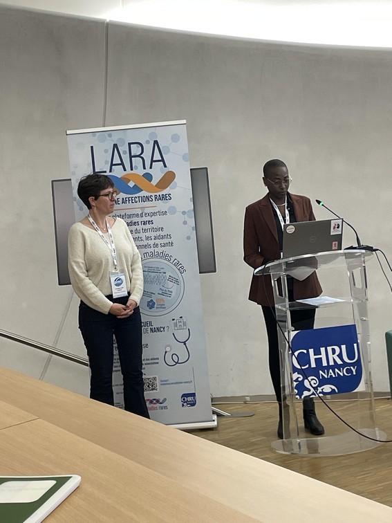 Véronique Bureau (AVML) et Dr Soraya Adjibadé