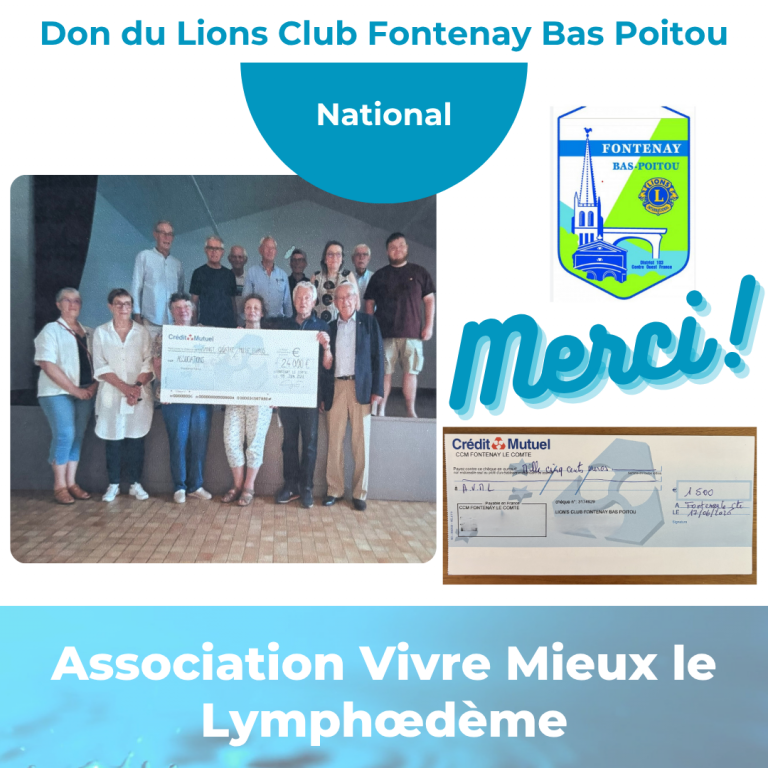 Lire la suite à propos de l’article Don du Lions Club Fontenay Bas Poitou