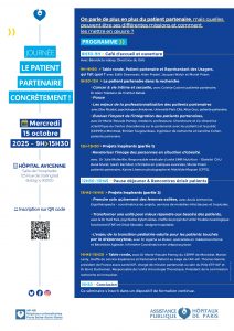 Affiche Programme séminaire patient partenaire