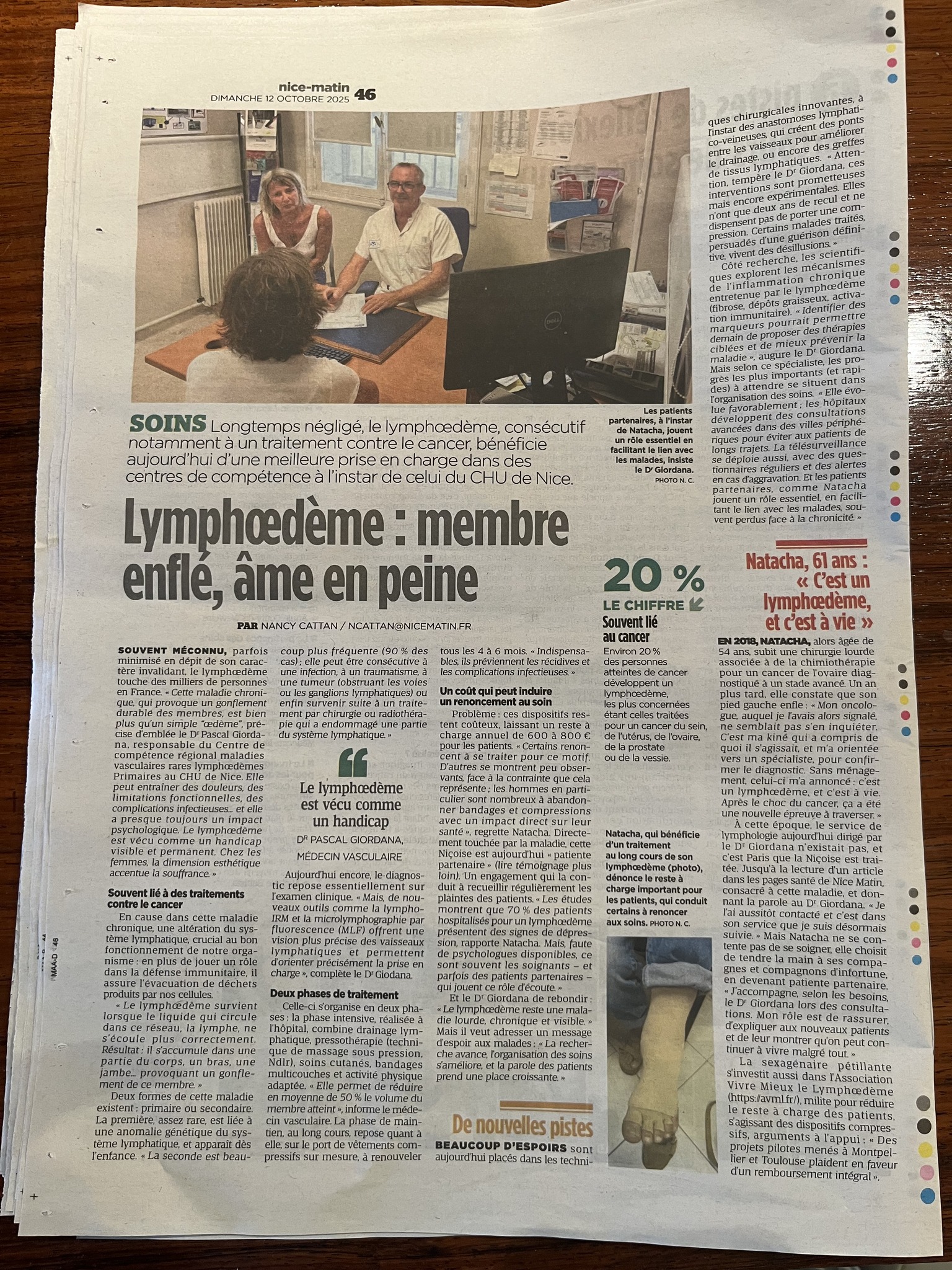 Article Nice Matin Octobre 2025