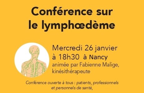 Lire la suite à propos de l’article Nancy : Conférence sur le lymphœdème (2022)